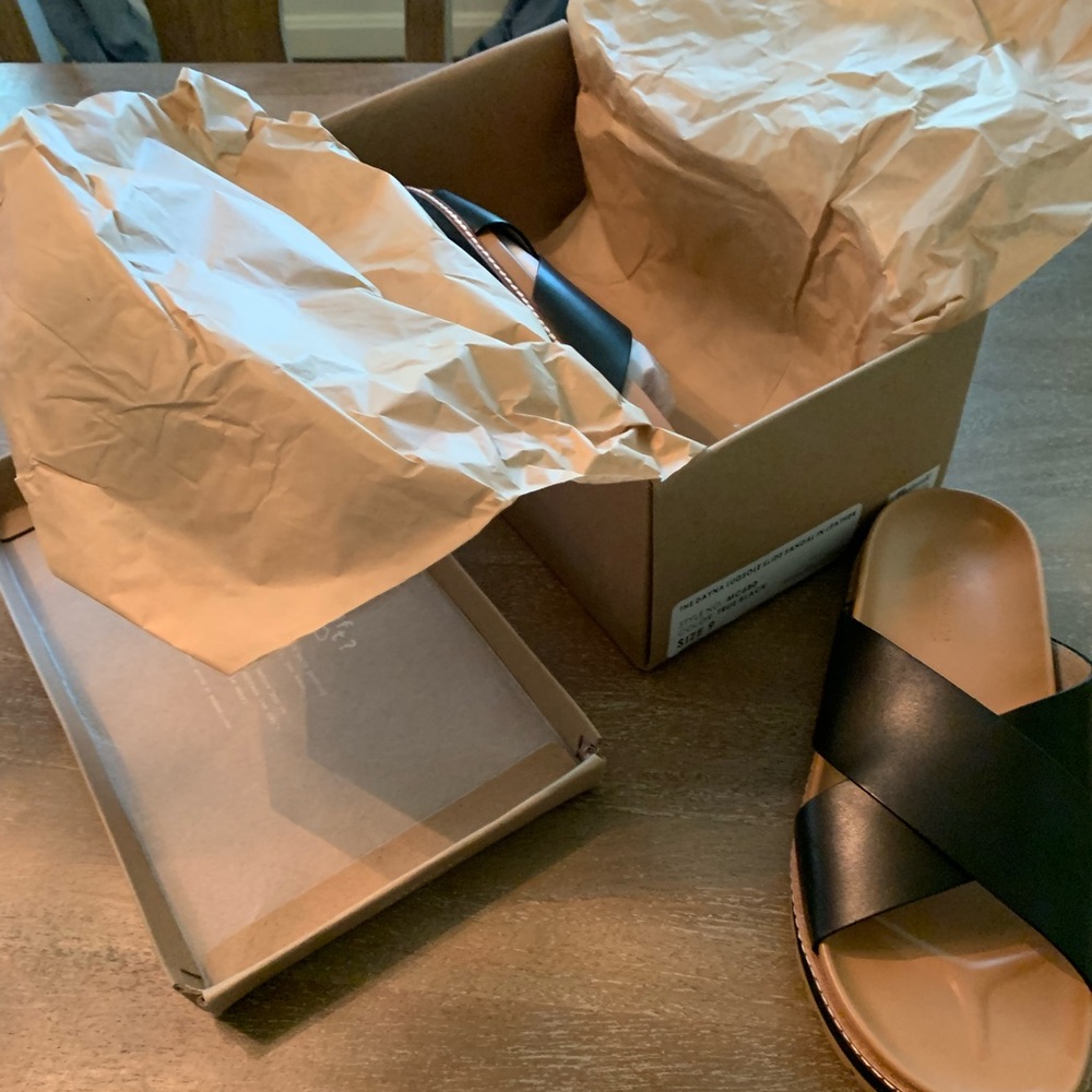 NWT and box. Charley Double Strap Never worn.